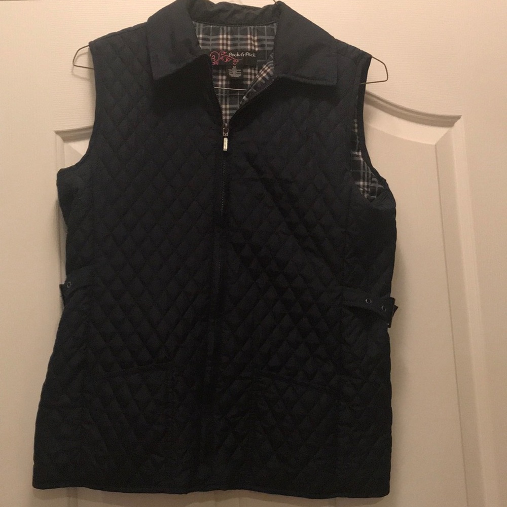 Peck and Peck navy vest